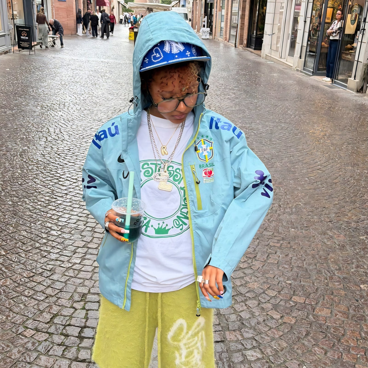 Veste Brésil Bleu ciel